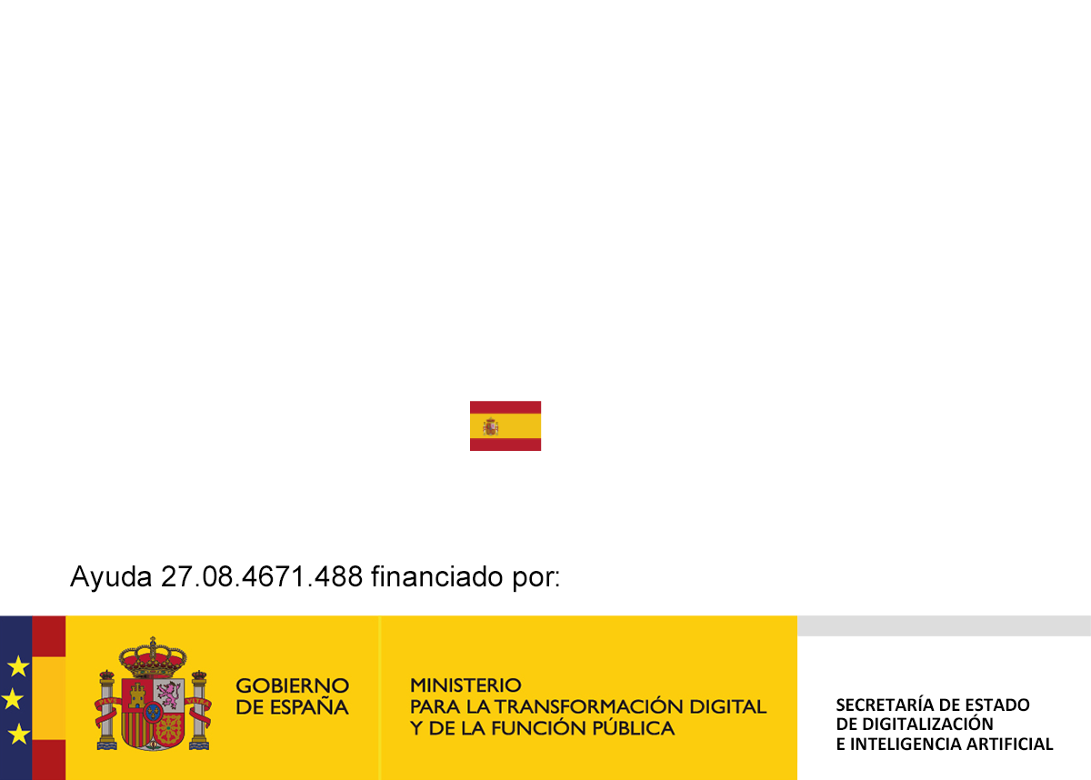 Logotipo Gaia-X y Ministerio para la Transformación Digital y de la Función Pública
